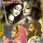 Radha krishna material and spiritual love