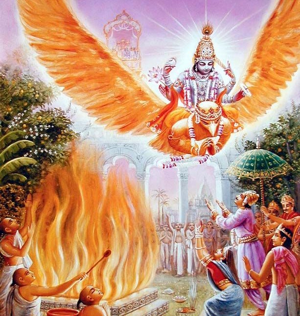 Being self-sufficient, the Supreme Lord does not need huge sacrifices.