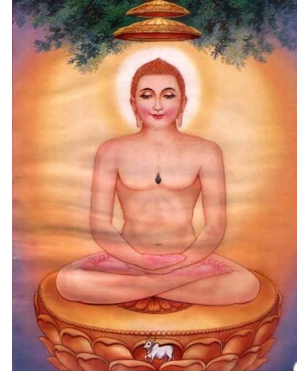The beginning of the Jain dharma.