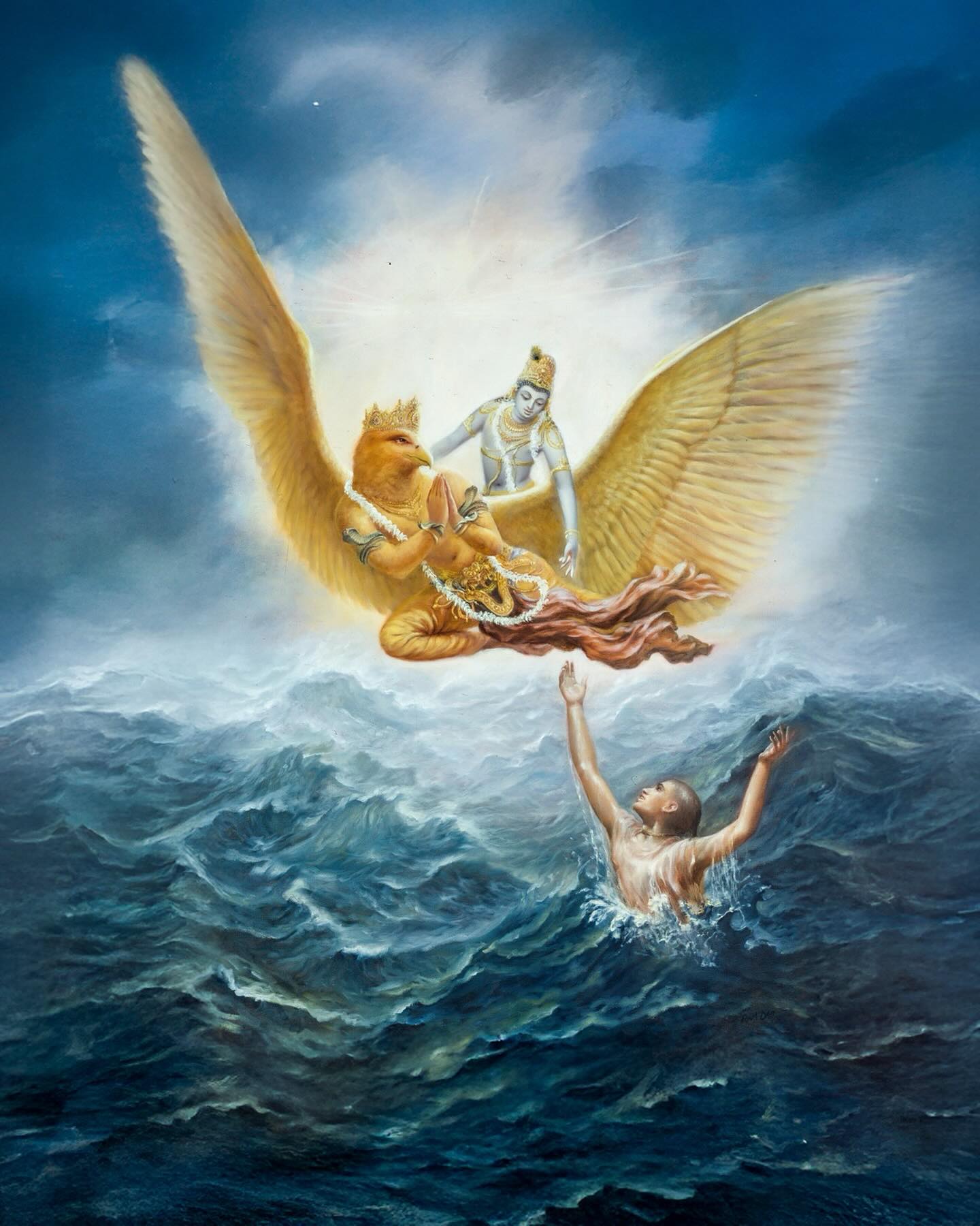 By misusing his independence, the living entity falls down from the service of the Lord.