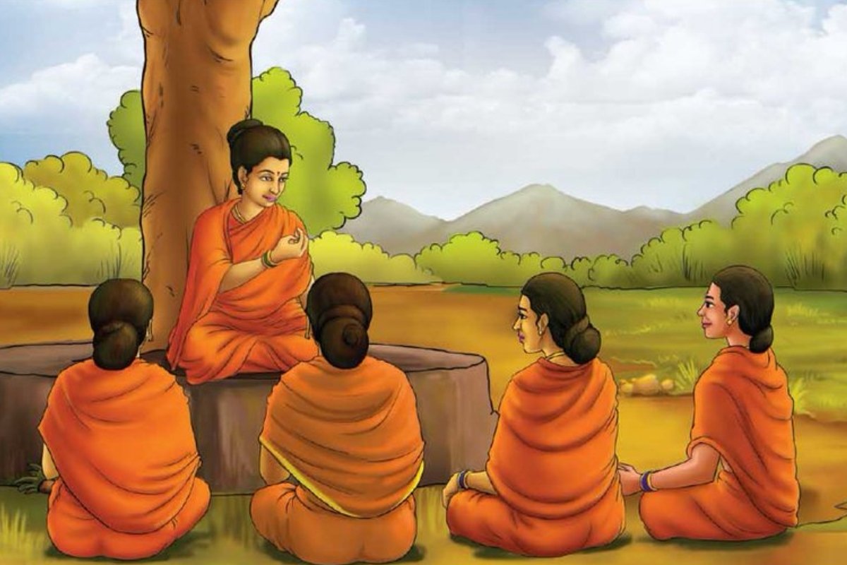 A woman is not supposed to take sannyasa.