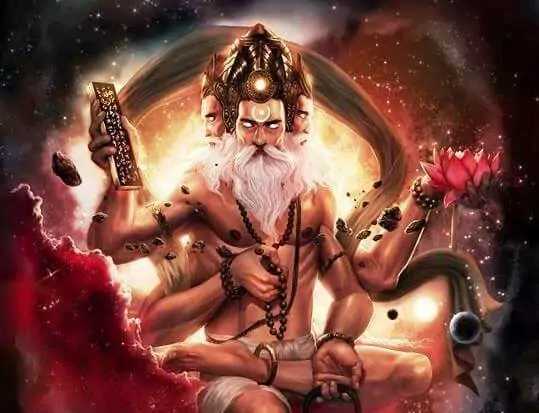 In the beginning of creation Brahma created not only saintly sons but also demonic offspring.