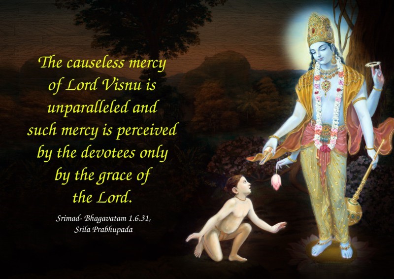 La prospérité matérielle dépend de la miséricorde du Seigneur.