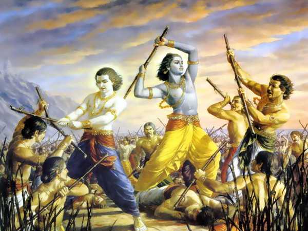 The Lord and His associates appear and disappear by the will of the Lord.