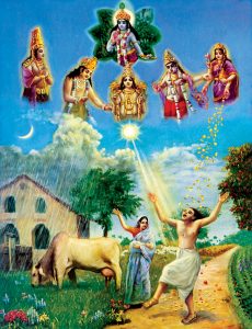 भगवद्-गीता में देवताओं के वरदानों की निंदा की गई है.