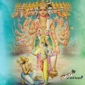 Lord Krishna gave knowledge of Bhagavad-gita to the sun-god.